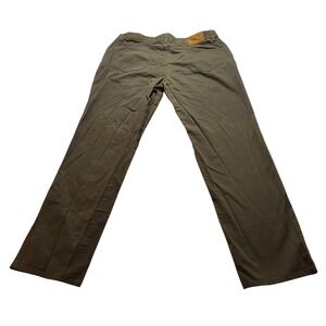 John Bartlett Consensus Olive Green Men's 38x34 Cotton Straight‎ Leg Pants